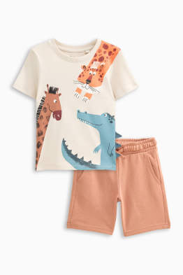 Safari - set - T-shirt en short - 2-delig