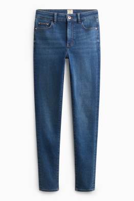 Skinny jeans - mid-rise waist - shaping jeans - LYCRA®