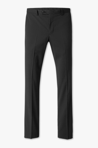 Men - Suit trousers - slim fit - dark gray