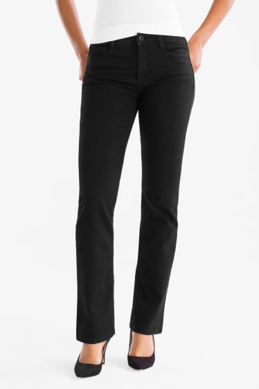 Damen - Jeans Classic Straight - schwarz
