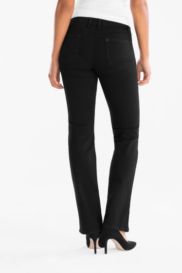 Dames - Jeans Classic Straight - zwart
