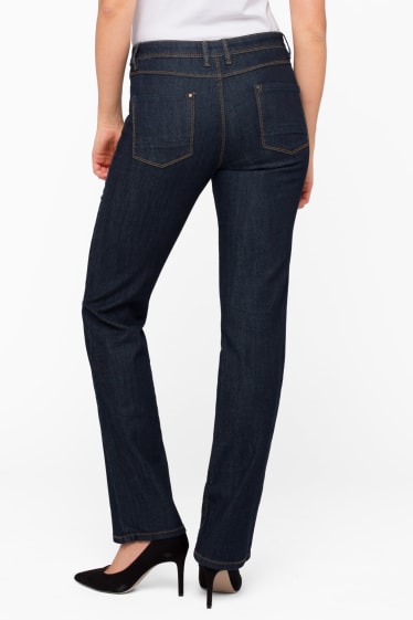 Dames - THE STRAIGHT JEANS CLASSIC FIT - jeansdonkerblauw