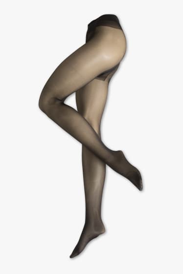 Dames - Steunpanty - LYCRA® - 70 DEN - zwart