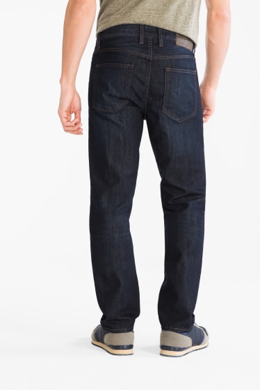 Men - Straight jeans - denim-dark blue