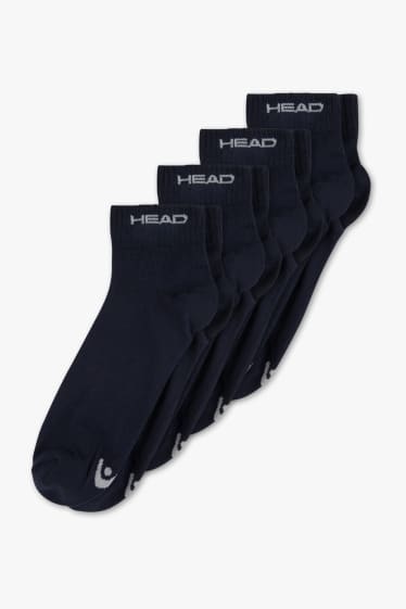 Men - Trainer socks - 4 pairs - dark blue