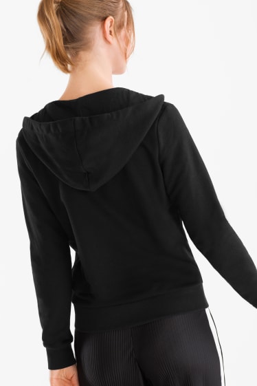 Teens & young adults - Zip-through sweatshirt - black