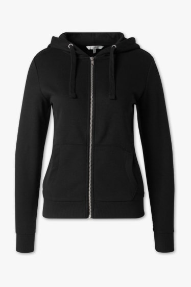 Teens & young adults - Zip-through sweatshirt - black
