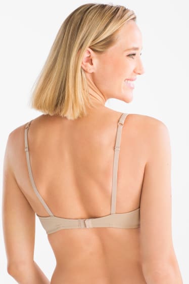 Women - Underwire bra - FULL COVERAGE - padded - skin