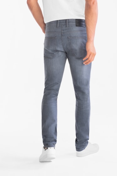 Heren - Slim jeans - jeansgrijs