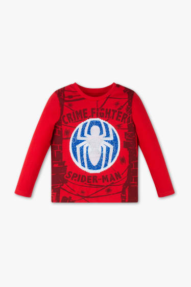 Niños - Spider-Man - Camiseta de manga larga - rojo