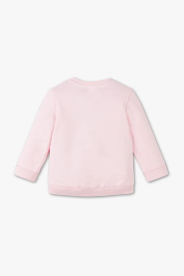 Babys - Baby-Sweatshirt - Glanz Effekt - rosa