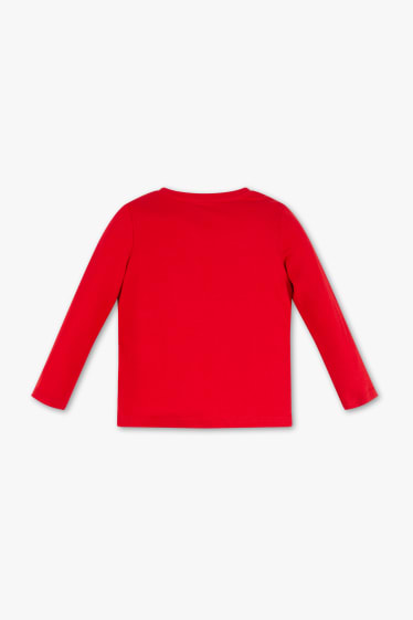 Niños - Camiseta de manga larga - rojo