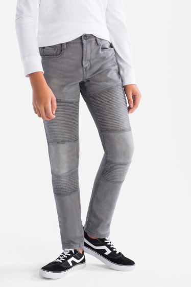 Kinder - Tapered Jeans - Jog Denim - jeans-grau