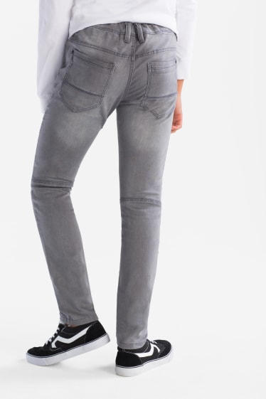 Children - Tapered jeans - jogg denim - denim-gray
