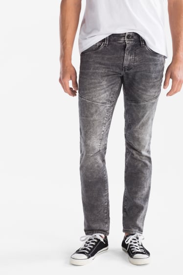 Men - Slim jeans - jog denim - denim-gray