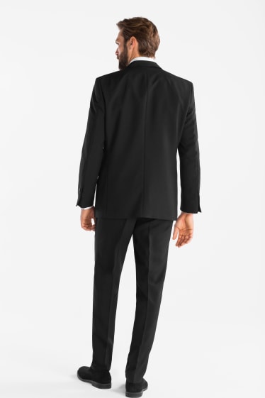 Pánské - Oblek - Regular Fit - 4dílný - černá