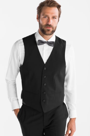 Herren - Anzug - Regular Fit - 4 teilig - schwarz