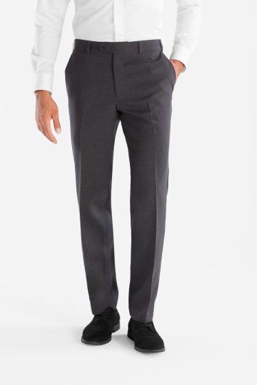 Men - Suit - regular fit - 4 piece - black
