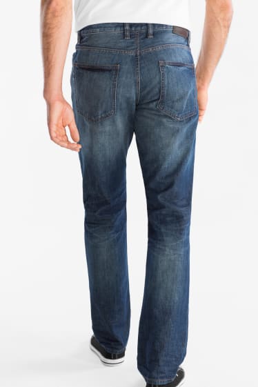 Herren - Straight Jeans - jeansblau