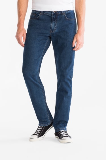 Heren - Straight jeans - jeansblauw