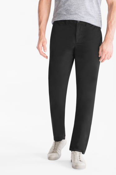 Hommes - Chino - slim fit - noir