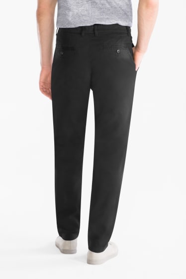 Hommes - Chino - slim fit - noir