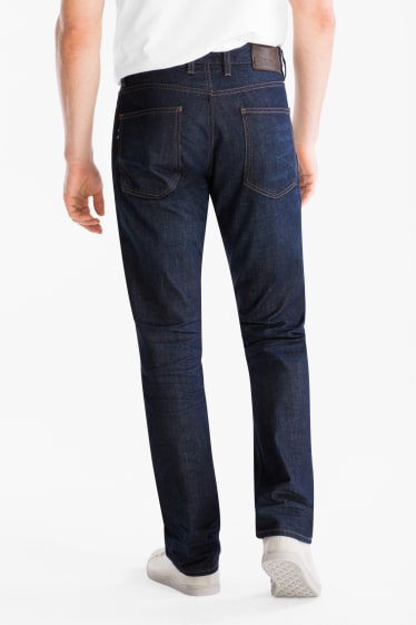 Herren - Straight Jeans - dunkeljeansblau