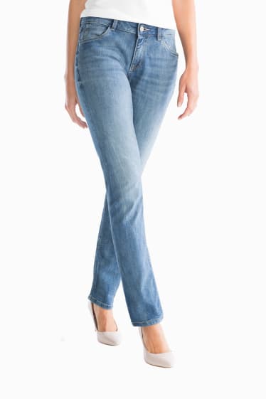 Kobiety - Slim jeans - dżins-jasnoniebieski