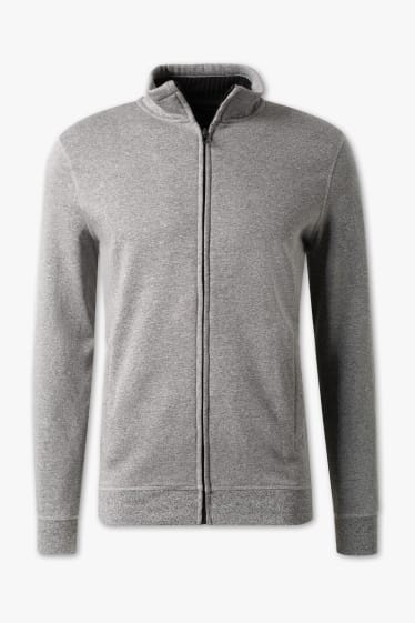 Men - Zip-through sweatshirt - gray-melange