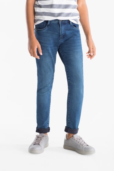 Children - Skinny jeans - jogger jeans - denim-blue