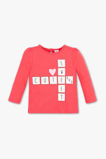 Babies - Baby long sleeve T-shirt - coral