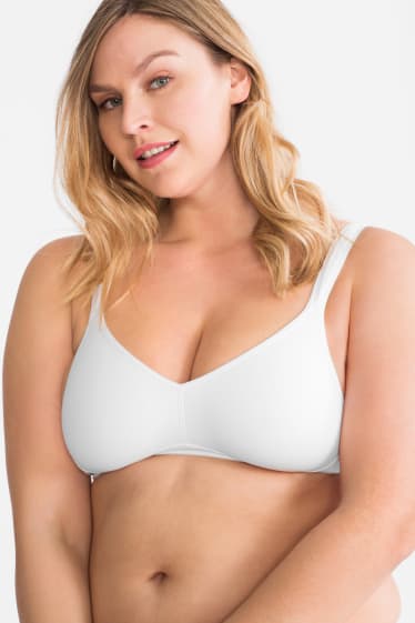 Women - Non-wired bra - white