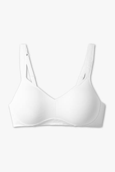 Women - Non-wired bra - white