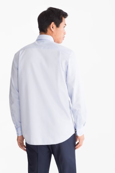 Heren - Business-overhemd - Regular Fit - Kent - lichtblauw