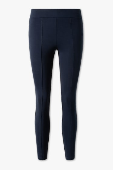 Women - Basic leggings - dark blue