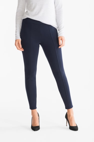 Women - Basic leggings - dark blue