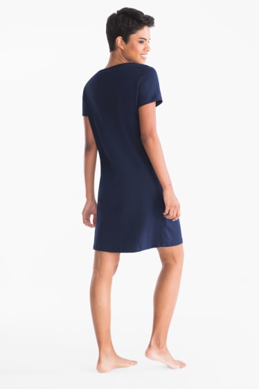 Femmes - Haut long - Snoopy - bleu foncé