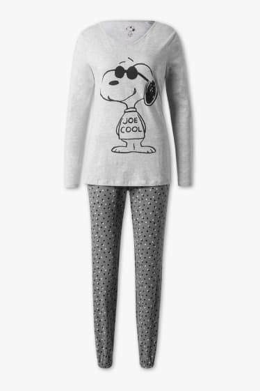 Mujer - Pijama - gris claro jaspeado