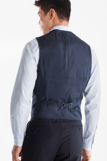 Heren - Business-vest - Regular Fit - donkerblauw