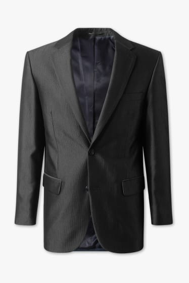 Hommes - Veste à coordonner - regular fit - rayures fines - noir chiné