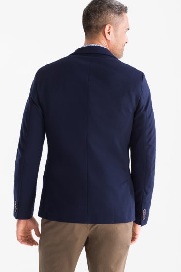 Men - Tailored jacket - slim fit - dark blue