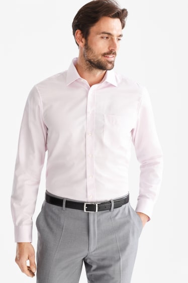 Heren - Business-overhemd - Regular Fit - Kent - roze