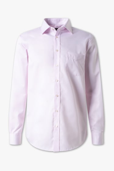 Heren - Business-overhemd - Regular Fit - Kent - roze