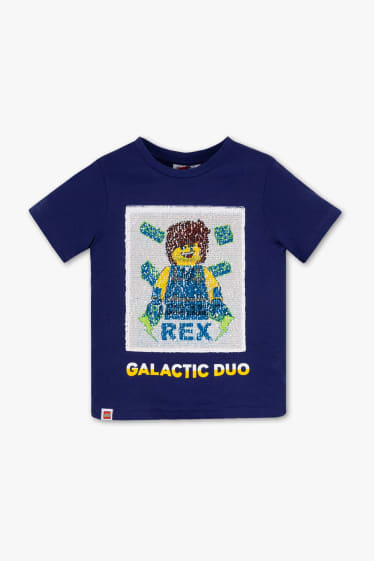 Niños - Lego - Camiseta de manga corta - Con brillos - azul oscuro