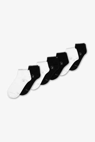 Damen - Multipack 7er - Sneakersocken - weiß