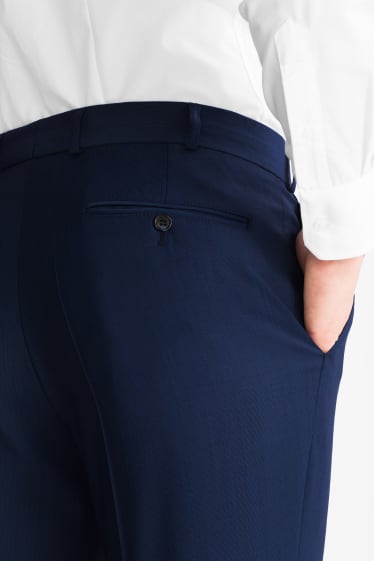 Hommes - Pantalon à coordonner - slim fit - bleu foncé