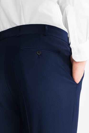 Heren - Broek uit het combi-systeem - Slim Fit - donkerblauw