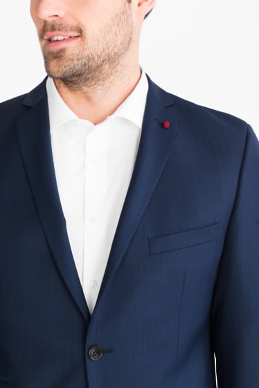 Men - Suit jacket - slim fit - dark blue