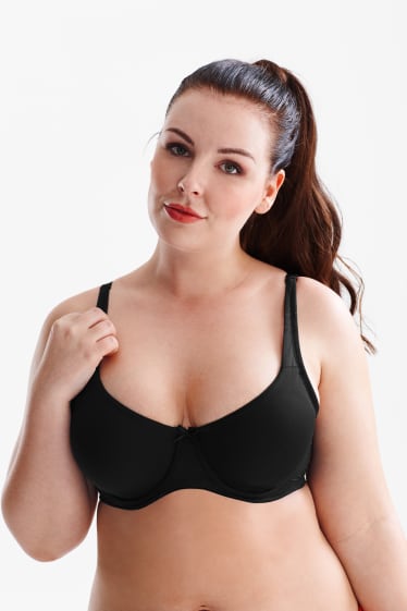 Women - Underwire bra - black