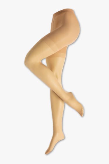 Women - Sheer tights - 15 denier - skin